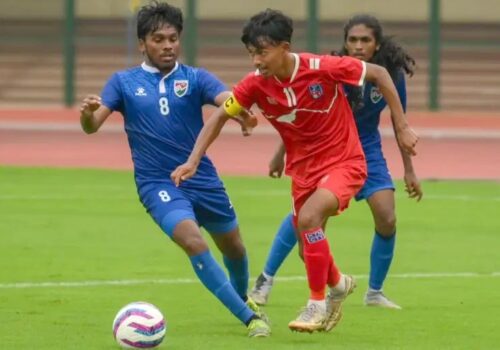 एशियन कप छनोट फुटबलमा नेपाल र बङ्गलादेश भिड्दै