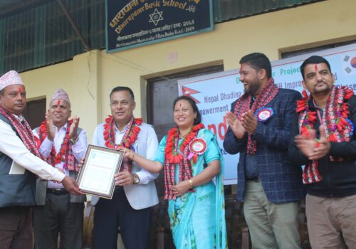 पाख्रीखोला लिफ्टिङ खानेपानीको आज उद्घाटन,दुई सय घरपरिवार लाभान्वित