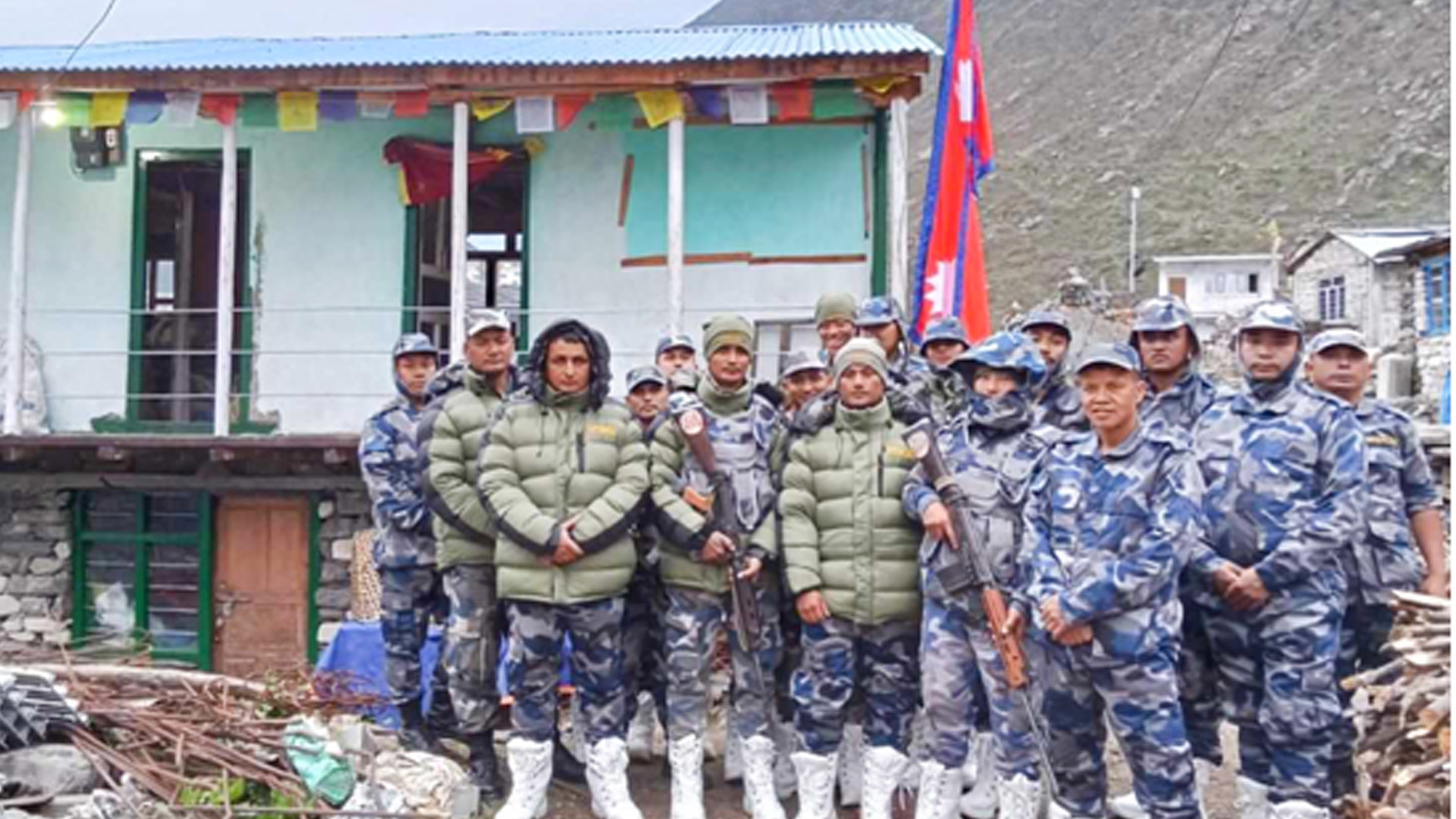 गोरखाको साम्दोमा सशस्त्र प्रहरीको ‘बोर्डर आउट पोष्ट’ स्थापना