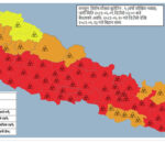 सबै प्रदेशका केही स्थानमा भारी वर्षा हुने पूर्वानुमान