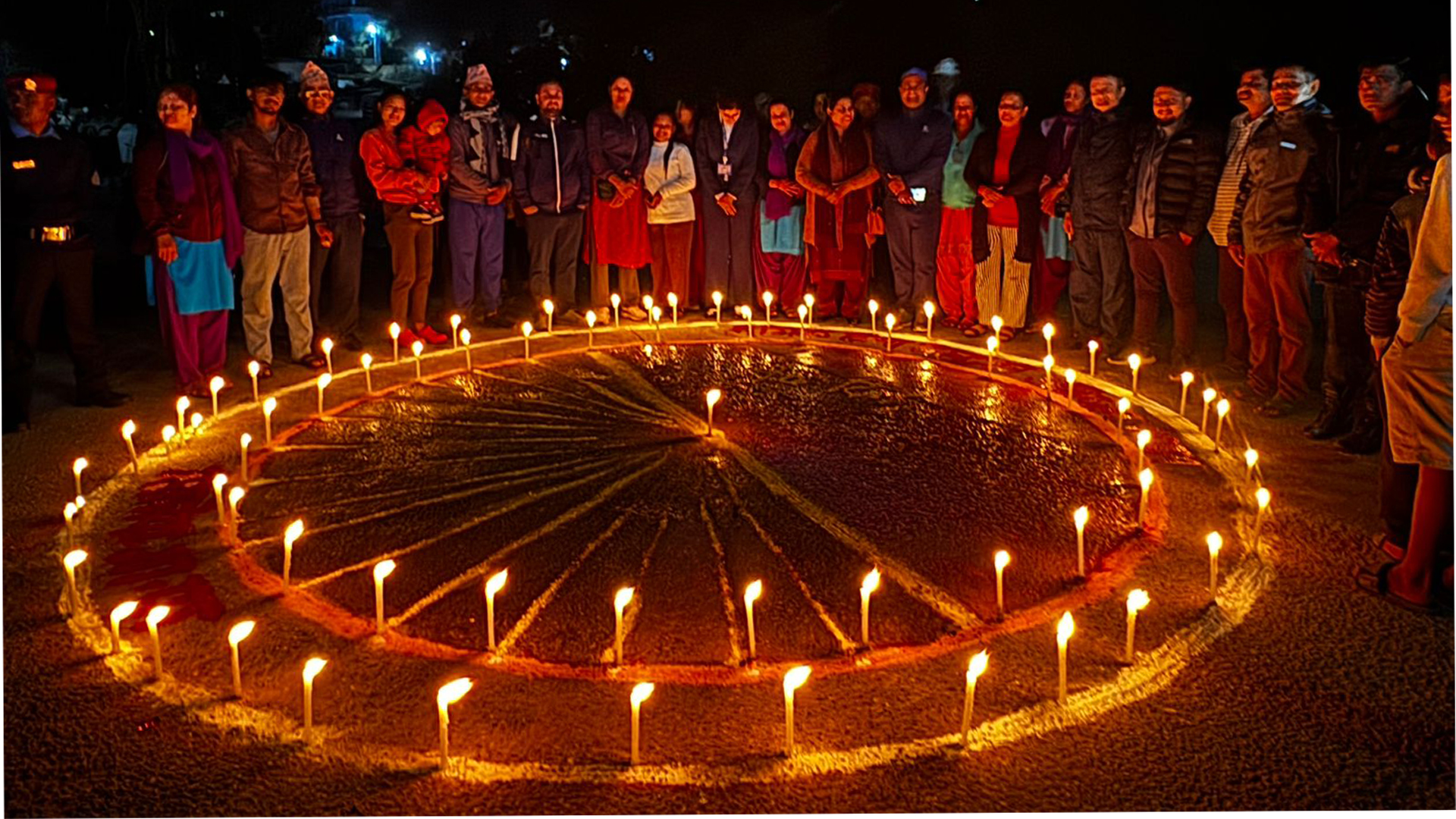 लैङ्गिक हिंम्सा बिरुद्धको १६ दिने अभियानको पुर्व सन्ध्यामा सिद्धलेकमा दिप प्रज्वलन